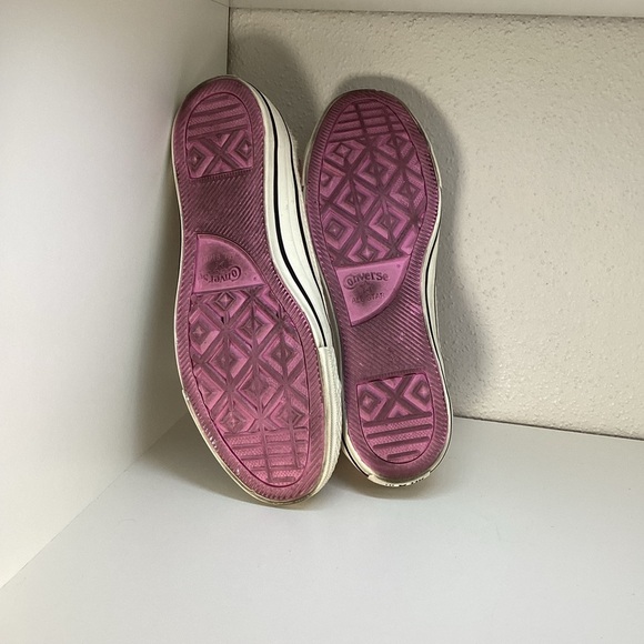 Converse Chuck Taylor All Star Hi Boho Crochet High Top Sneakers Size 8.5 - Picture 7 of 7